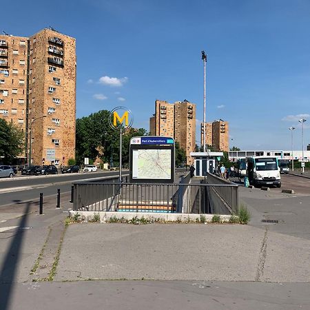 Grand F3 60M2 Pour 6 Personnes - Paris 19Eme - Stade De France - La Villette Aubervilliers Luaran gambar